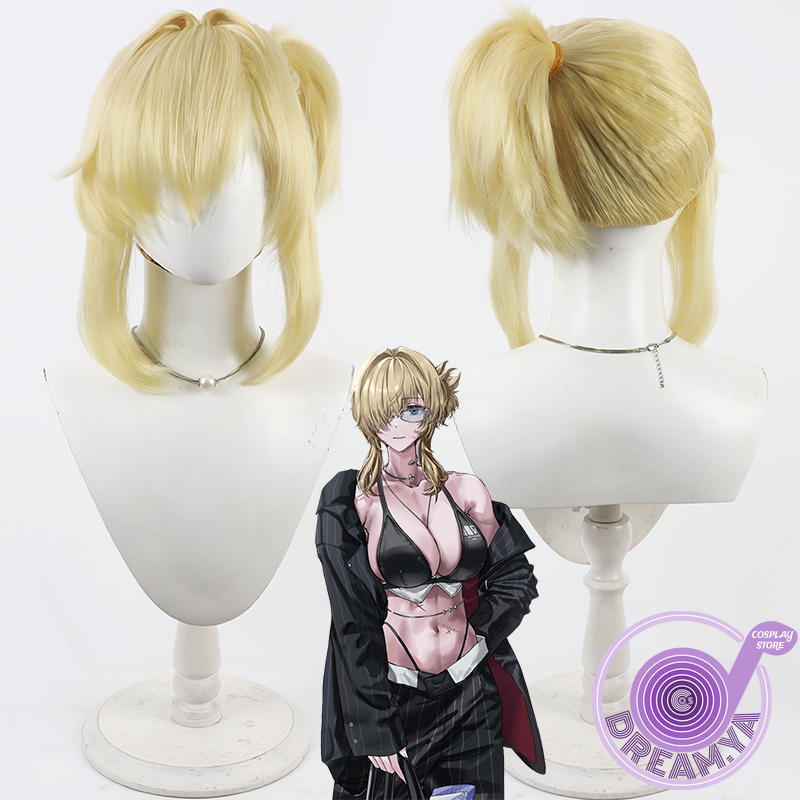 Anime Cosplay Wig Heat Resistant - Wig Cosplay Grave Nikke Dewi Kemenangan