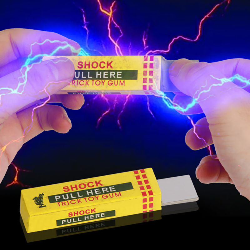 Shock Pen Prank Toy - Kejutan Listrik, Lelucon, Permen Karet, Kepala