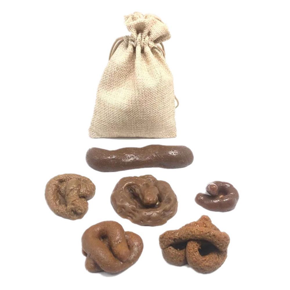 Fake Poop Gag Gift - 6Pcs Mainan Antistress Kotoran Palsu untuk