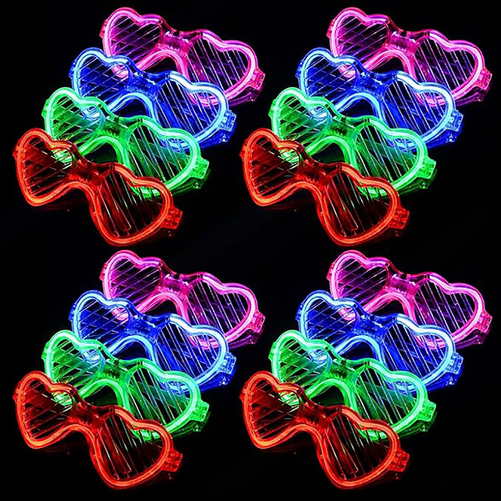 Glow In The Dark Party Glasses - 5/10/20/30/50 Kacamata Menyala Massal Kacamata LED