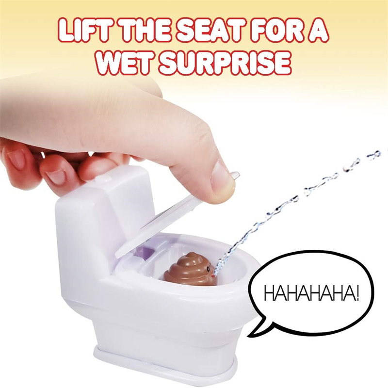 Prank Toys - Toilet Semprot Mini Lucu dengan Kotoran