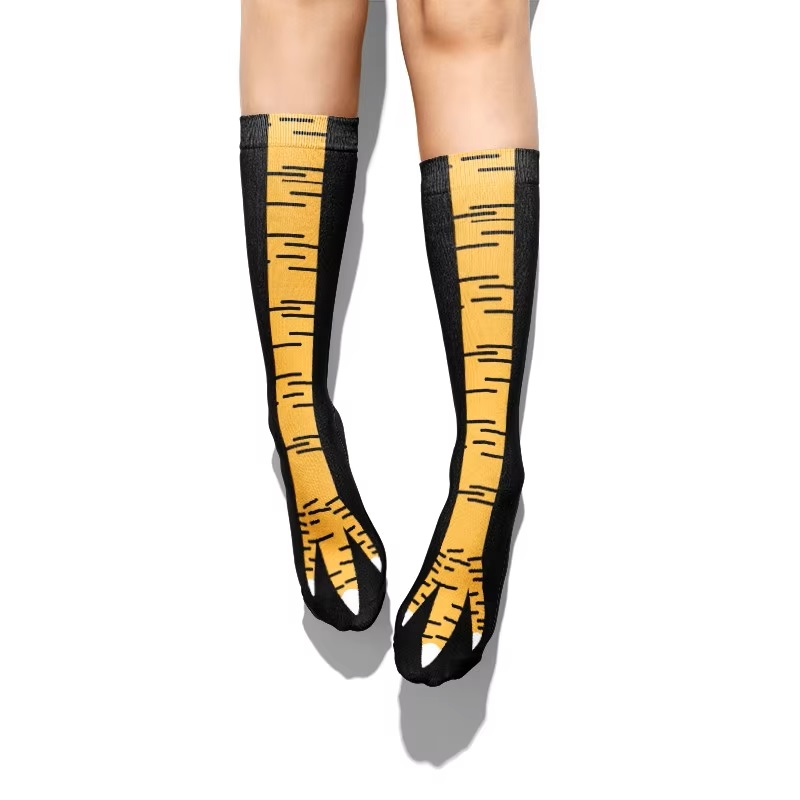 Funny Chicken Leg Socks - Kaus Kaki Wanita Cakar Kaki Ayam