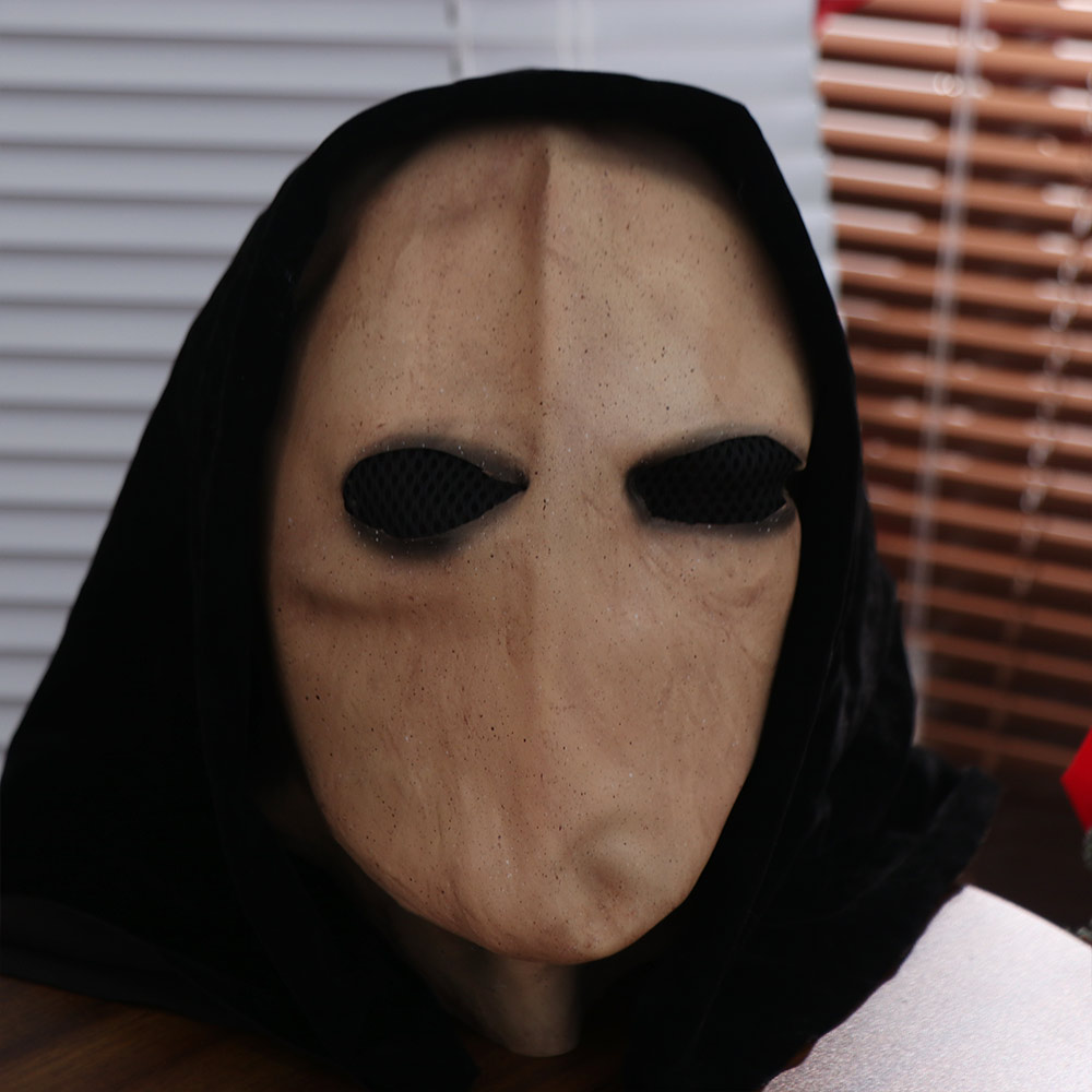 Latex Alien Mask Realistic - Topeng Slenderman Halloween Tanpa Wajah, Helm