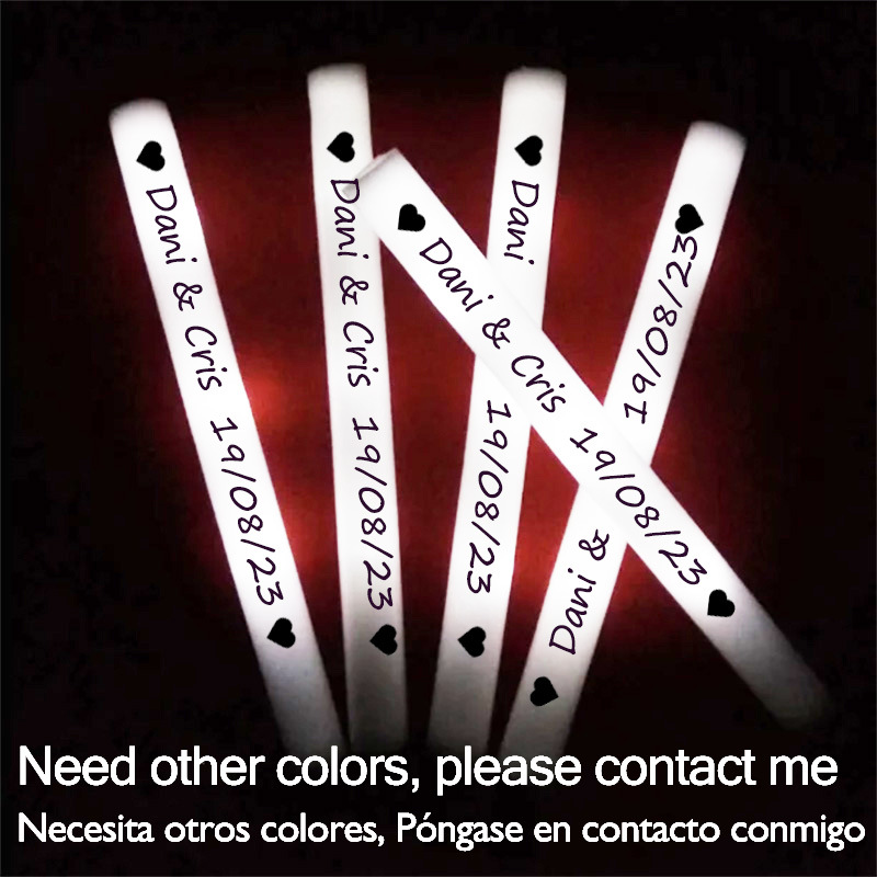 Flashing Led Foam Sticks Party - 60/100/500 Buah Tongkat Cahaya LED Tongkat
