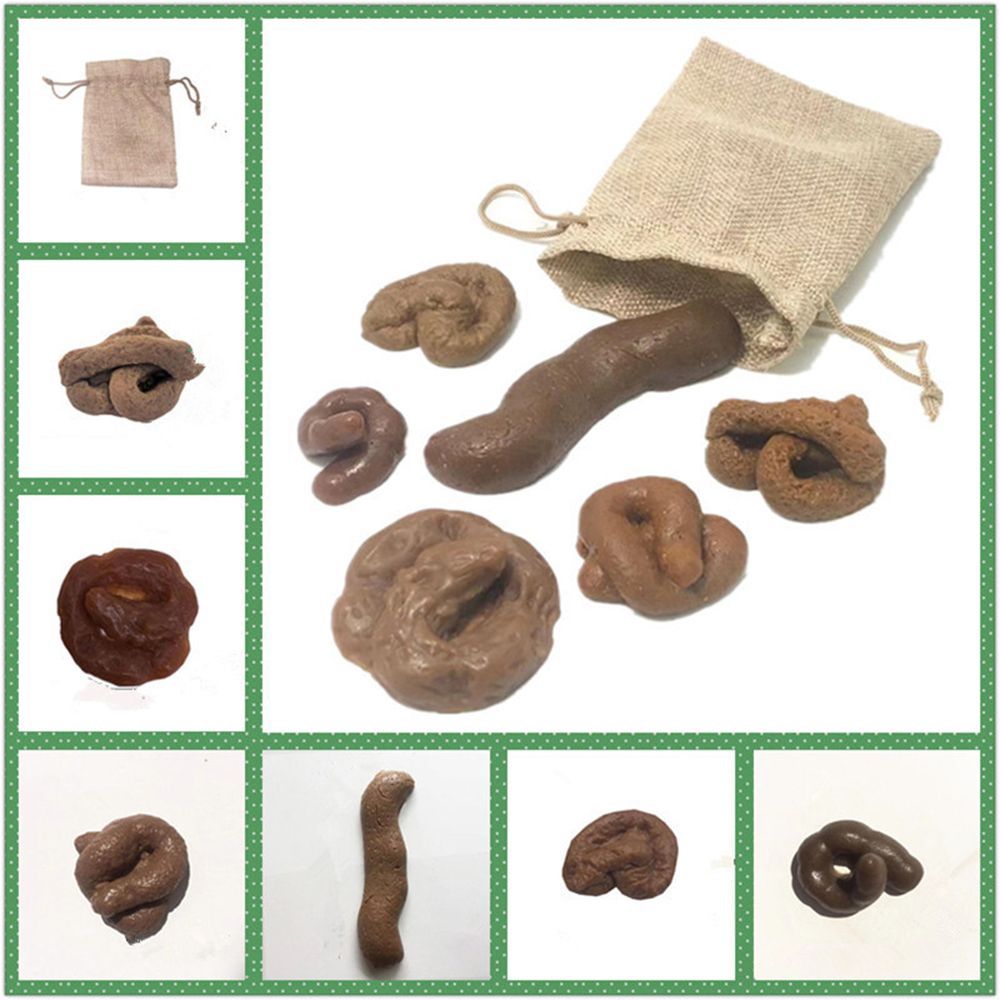 6Pcs Mainan Kotoran Palsu Lucu - Fake Poop Gag Gift ulasan dan harga