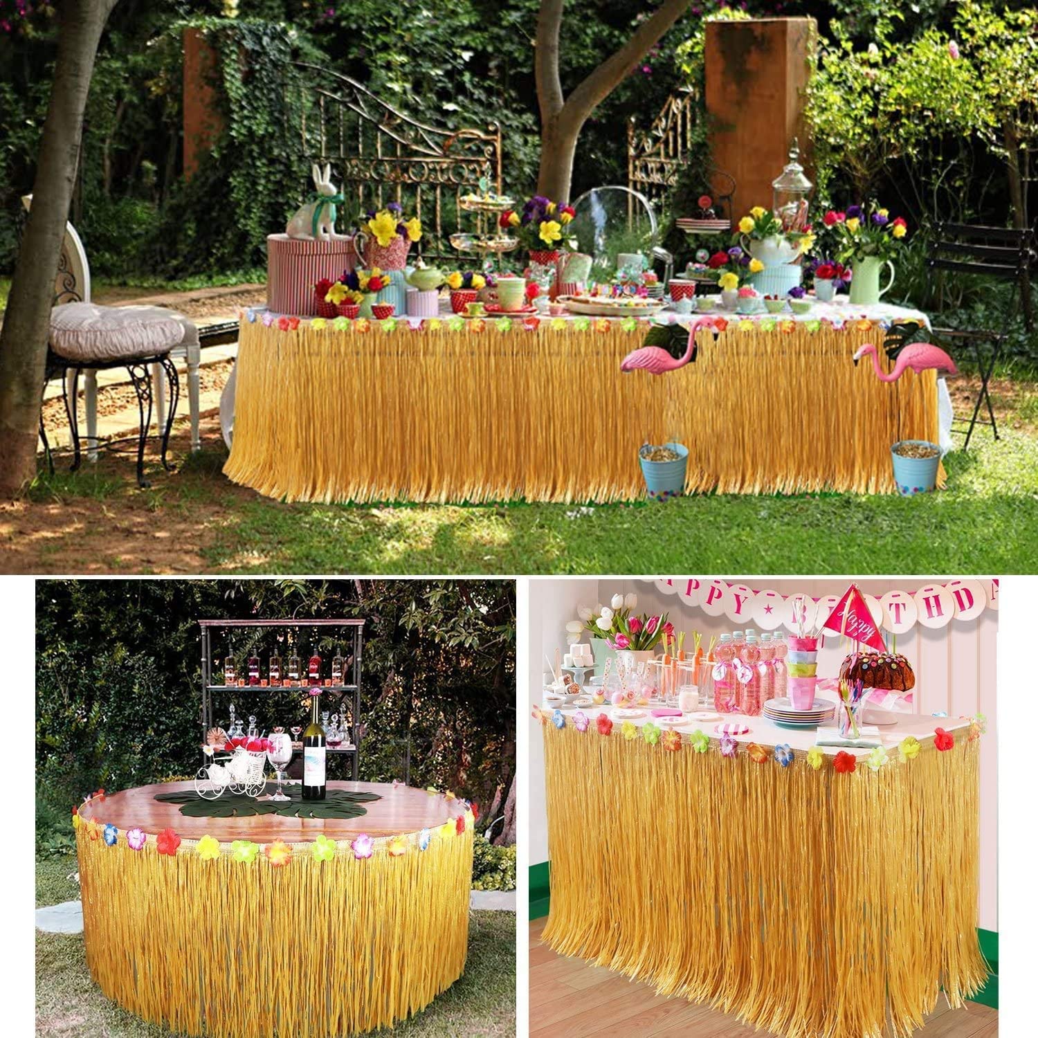 Luau rok meja rumput warna jer - Glow In The Dark Party Glasses ulasan dan harga