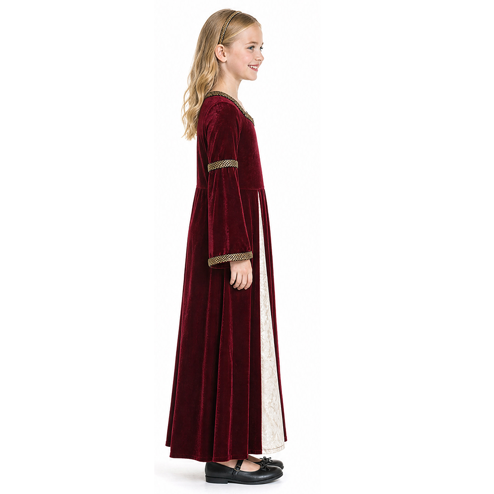 Gaun Beludru Gaya Renaisans Ab - Medieval Renaissance Dress Women ulasan dan harga
