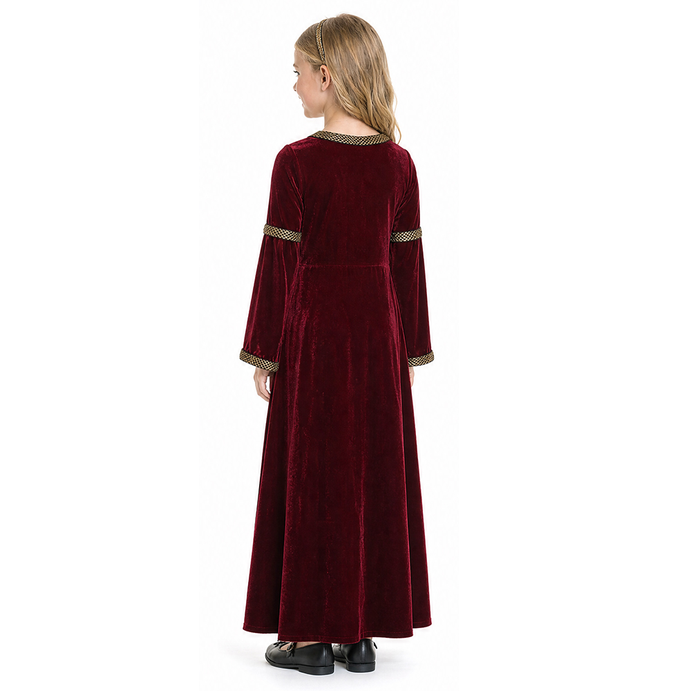 Gaun Beludru Gaya Renaisans Ab - Medieval Renaissance Dress Women ulasan dan harga