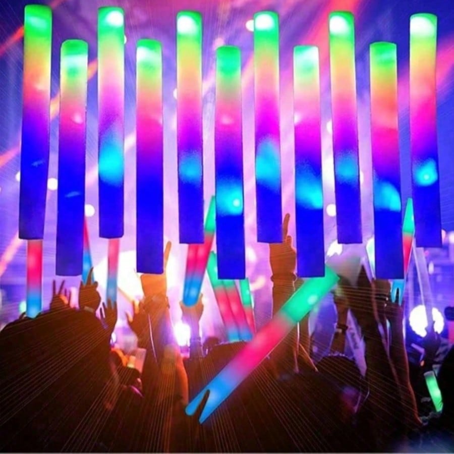 CamelParty 100 Buah Tongkat Ca - Flashing Led Foam Sticks Party ulasan dan harga