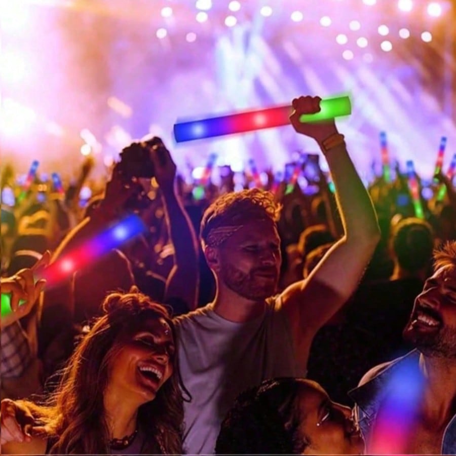 CamelParty 100 Buah Tongkat Ca - Flashing Led Foam Sticks Party ulasan dan harga