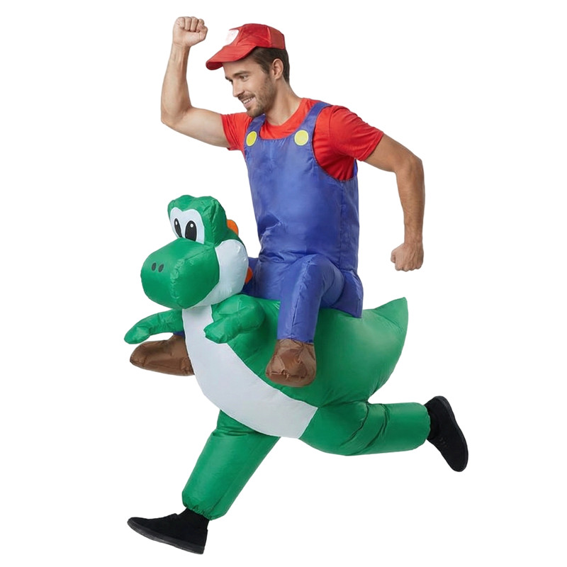 Kostum Pertunjukan Pesta Dewas - Inflatable Dinosaur Costume Adult ulasan dan harga