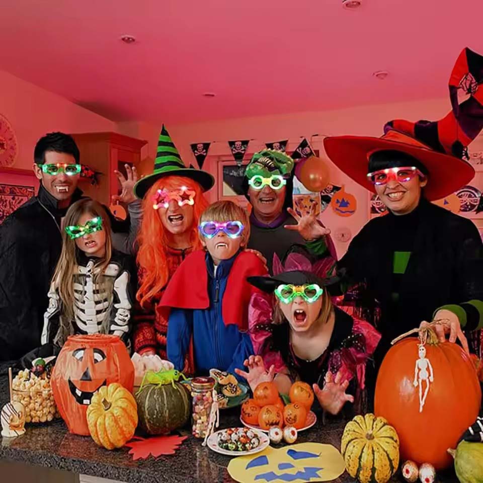 Kacamata Glow In The Dark Gros - Glow In The Dark Party Glasses ulasan dan harga