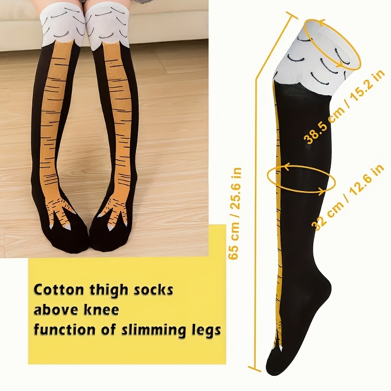 1 Pasang Kaus Kaki Bentuk Kaki - Funny Chicken Leg Socks ulasan dan harga