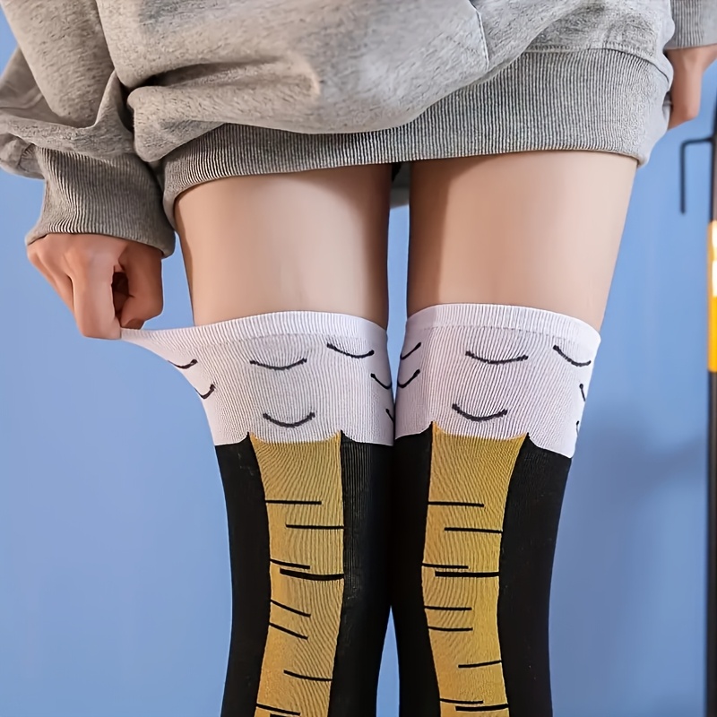 1 Pasang Kaus Kaki Bentuk Kaki - Funny Chicken Leg Socks ulasan dan harga