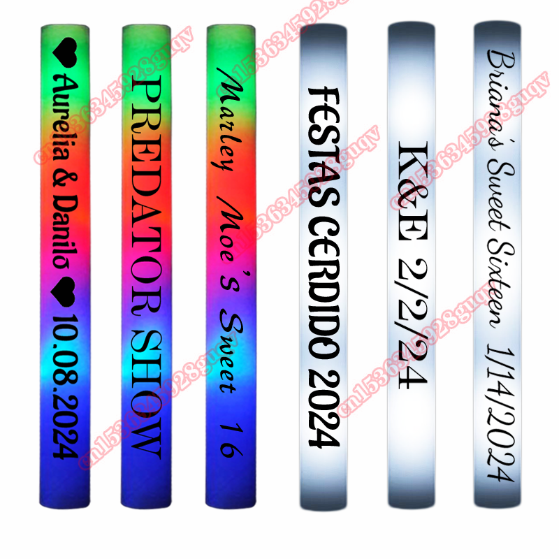 Tongkat busa LED cahaya putih, - Flashing Led Foam Sticks Party ulasan dan harga