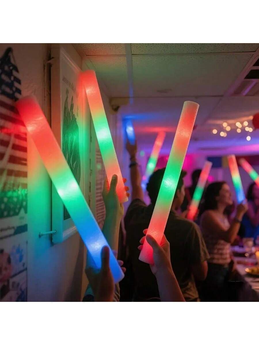 Tongkat Busa Bercahaya Warna-w - Flashing Led Foam Sticks Party ulasan dan harga