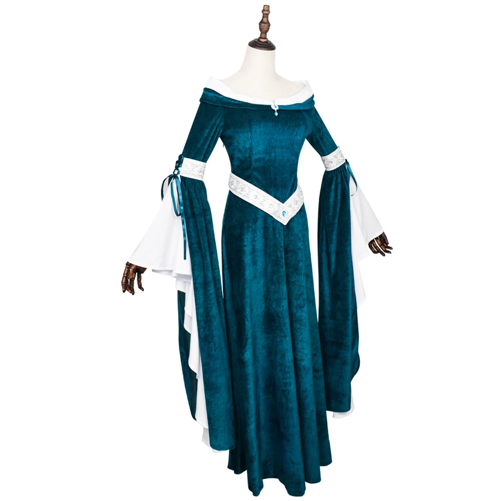 Gaun Gaya Elf Abad Pertengahan - Medieval Renaissance Dress Women ulasan dan harga