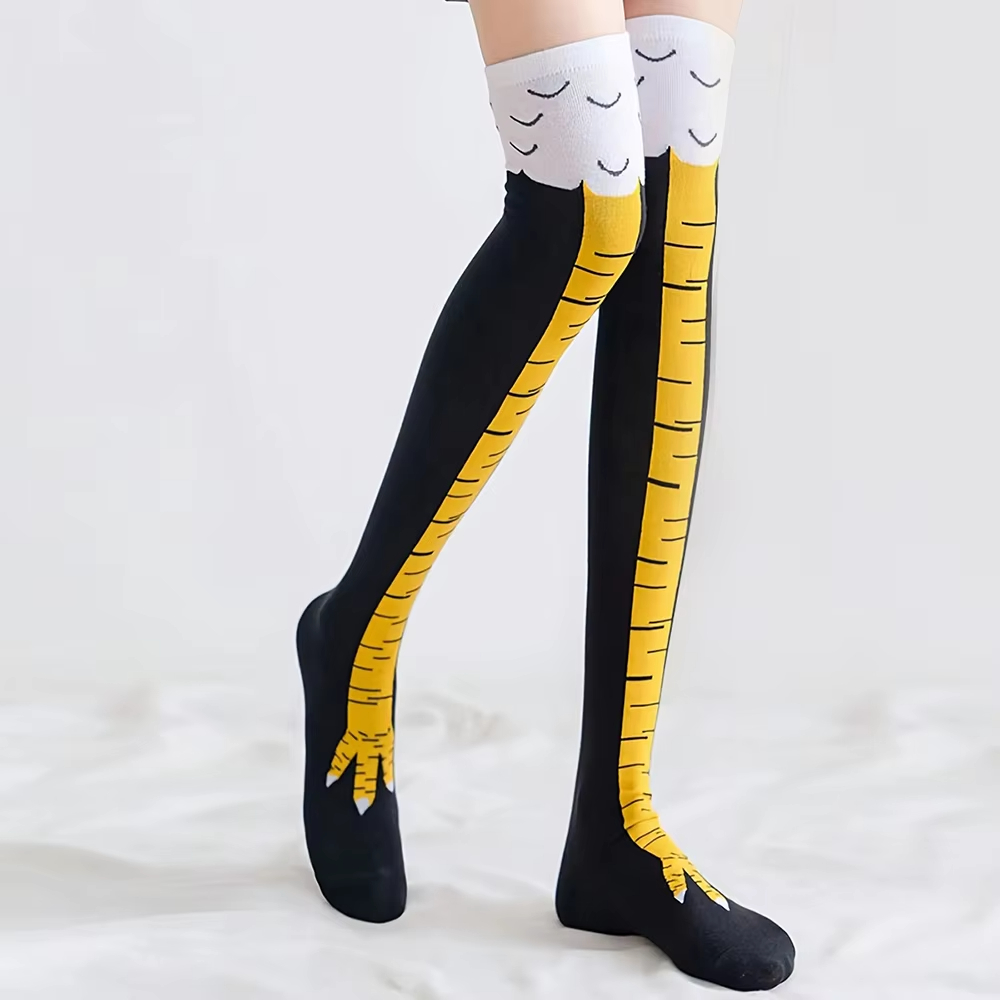 1/2 pasang Kaus Kaki Setengah  - Funny Chicken Leg Socks ulasan dan harga