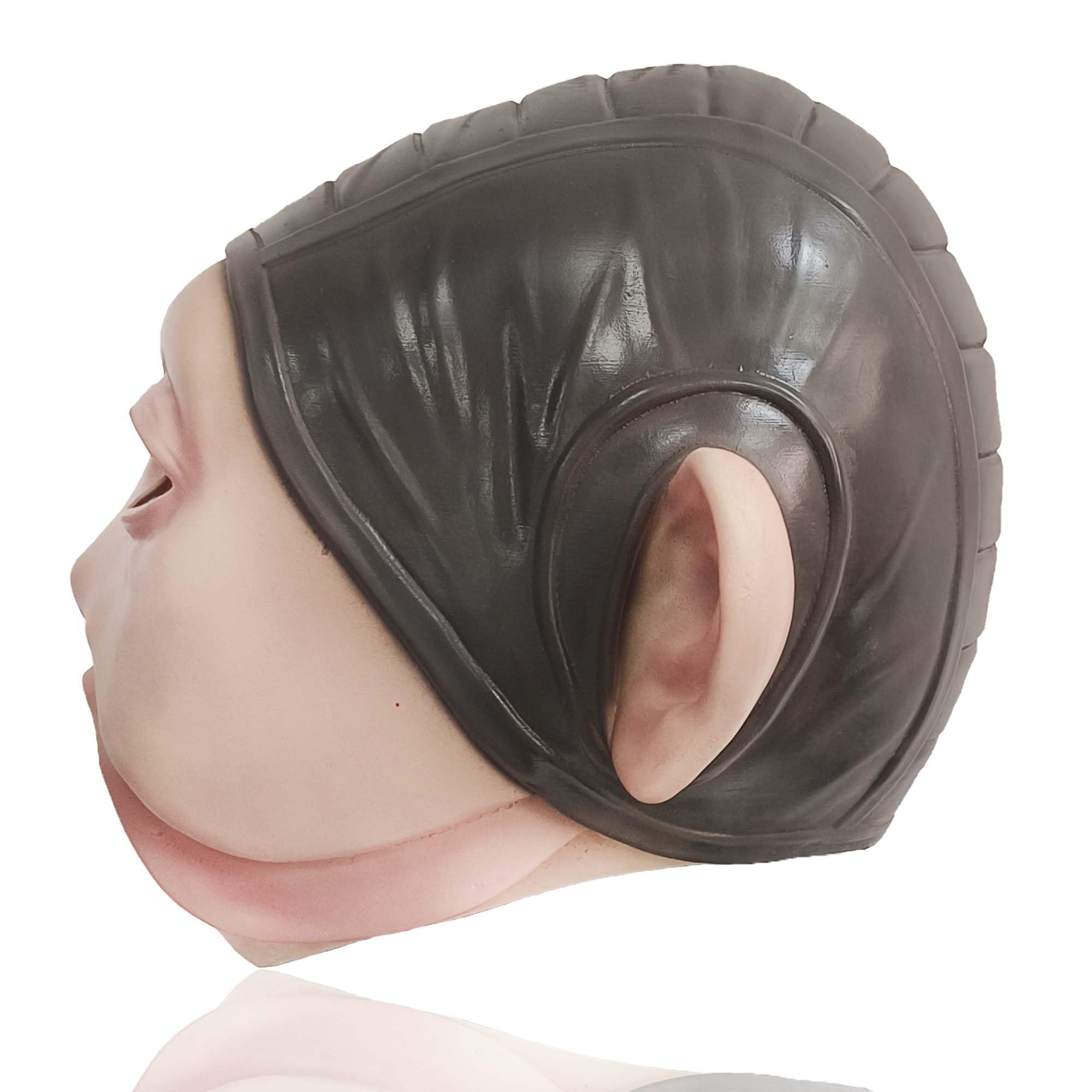 Nien masker lateks Nunb kepala - Latex Alien Mask Realistic ulasan dan harga