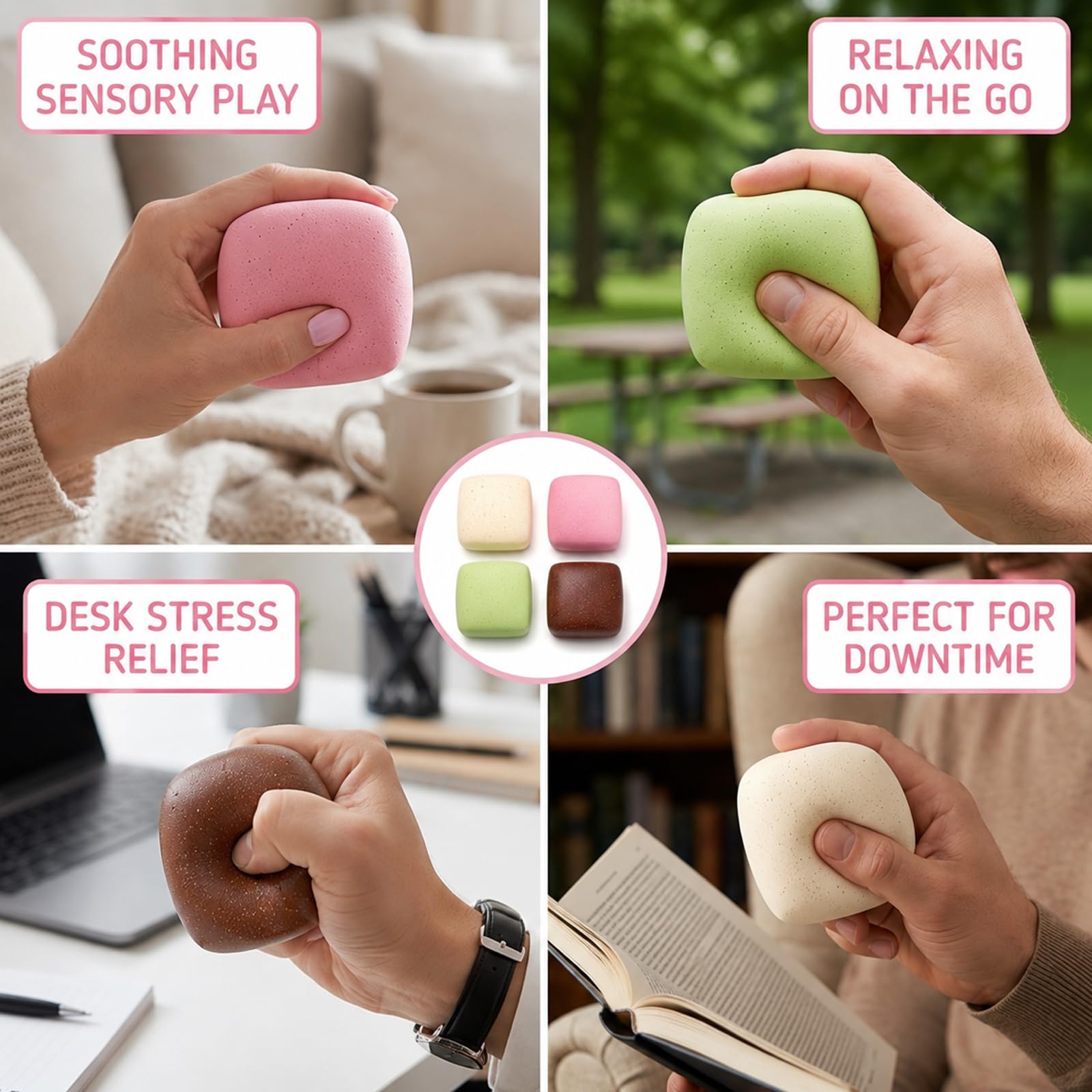 1PC Mainan Squishy Mini Bentuk - Novelty Gifts ulasan dan harga