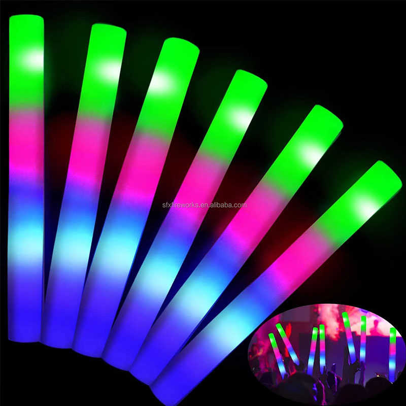 20 Buah Tongkat Cahaya Busa Wa - Flashing Led Foam Sticks Party ulasan dan harga