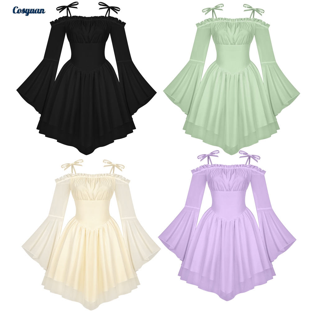 Pakaian Cosplay Renaisans Abad - Medieval Renaissance Dress Women ulasan dan harga