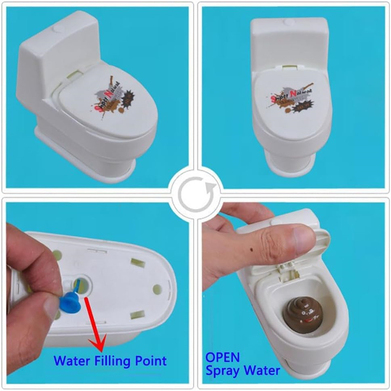 Toilet Semprot Mini Lucu denga - Prank Toys ulasan dan harga