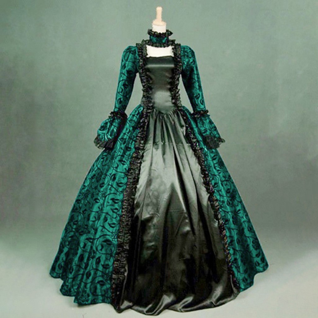 Gaun Indah Antik Wanita Gaun P - Medieval Renaissance Dress Women ulasan dan harga