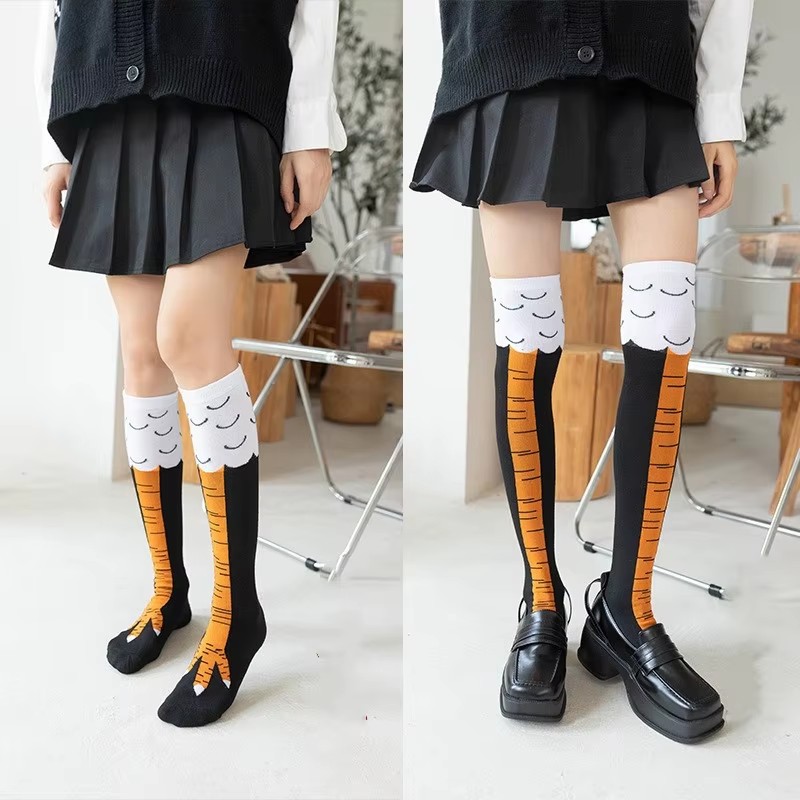 1/2/3 Buah Stoking Kaki Ayam L - Funny Chicken Leg Socks ulasan dan harga