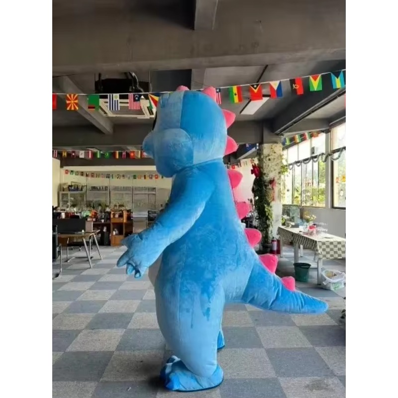 Kostum Maskot Dewasa Naga Biru - Inflatable Dinosaur Costume Adult ulasan dan harga