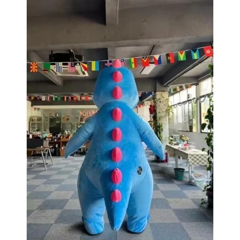 Kostum Maskot Dewasa Naga Biru - Inflatable Dinosaur Costume Adult ulasan dan harga