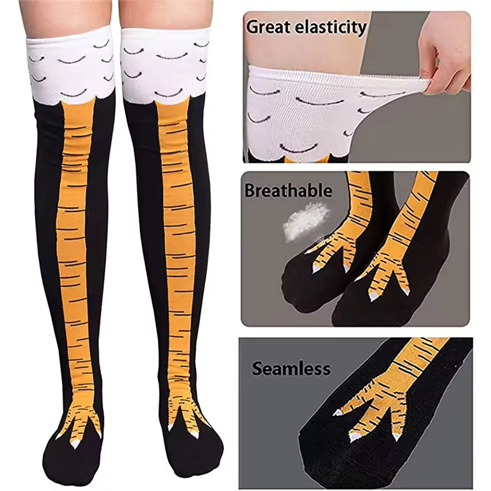 Kaos Kaki Cakar Ayam Lucu, Kao - Funny Chicken Leg Socks ulasan dan harga