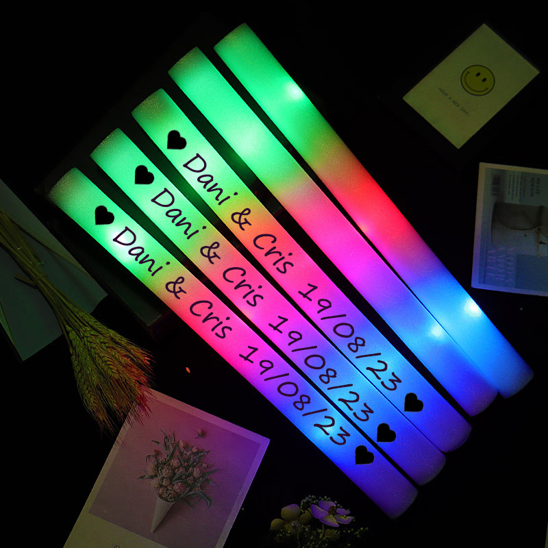 Tongkat busa cahaya LED RGB wa - Glow In The Dark Party Glasses ulasan dan harga