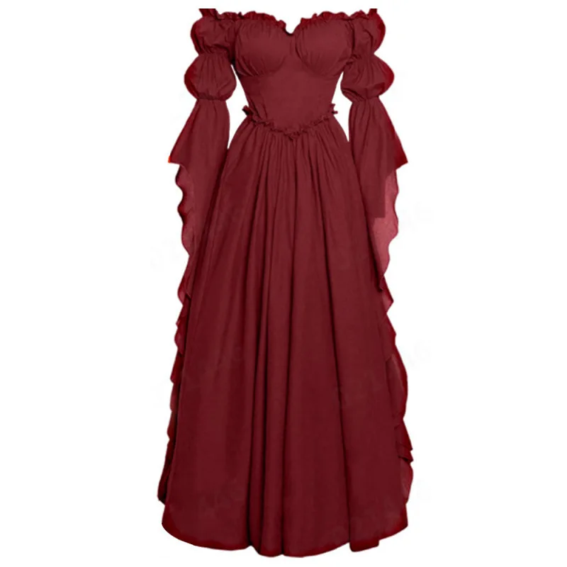 Gaun Wanita Abad Pertengahan G - Medieval Renaissance Dress Women ulasan dan harga