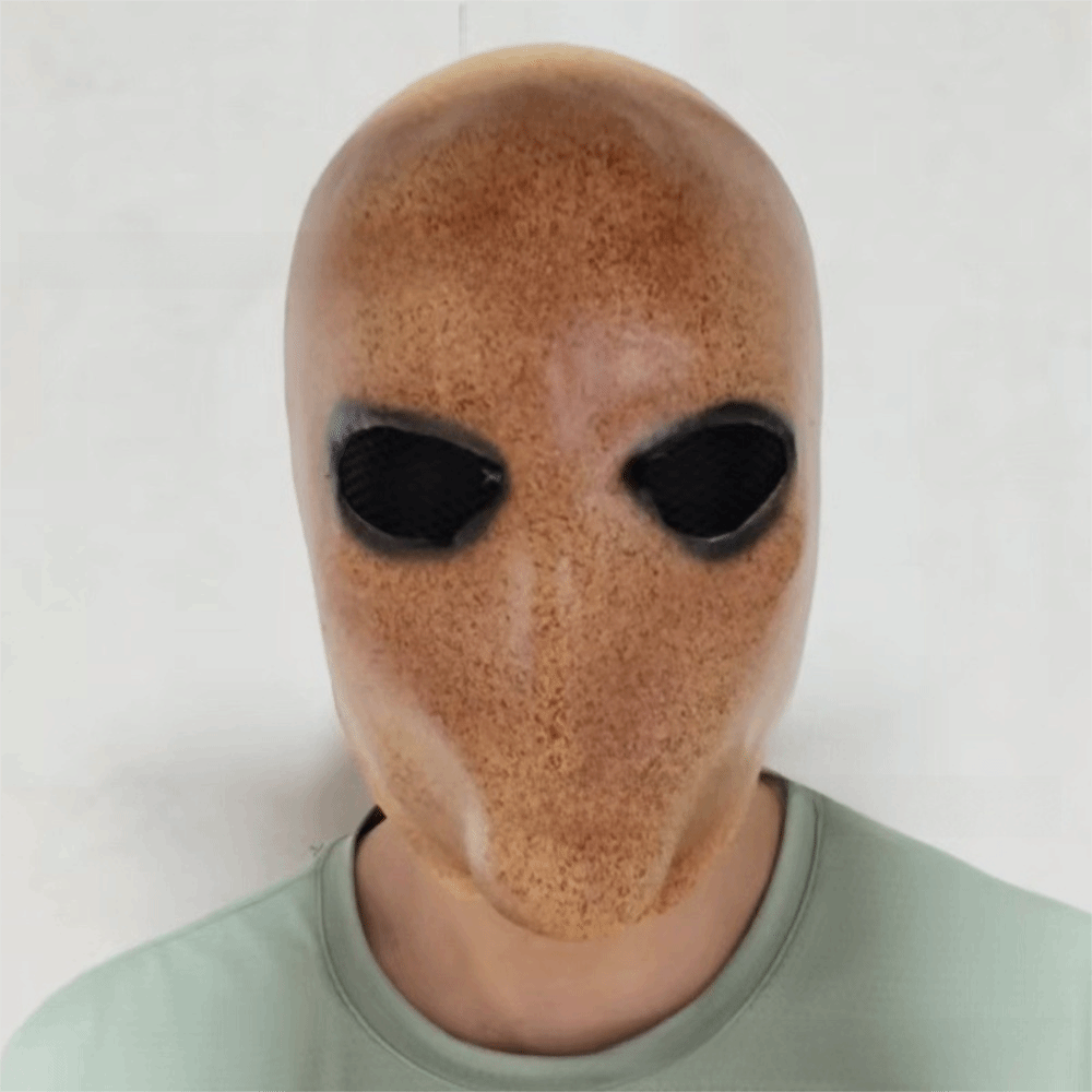 Topeng Slenderman Halloween Ta - Latex Alien Mask Realistic ulasan dan harga