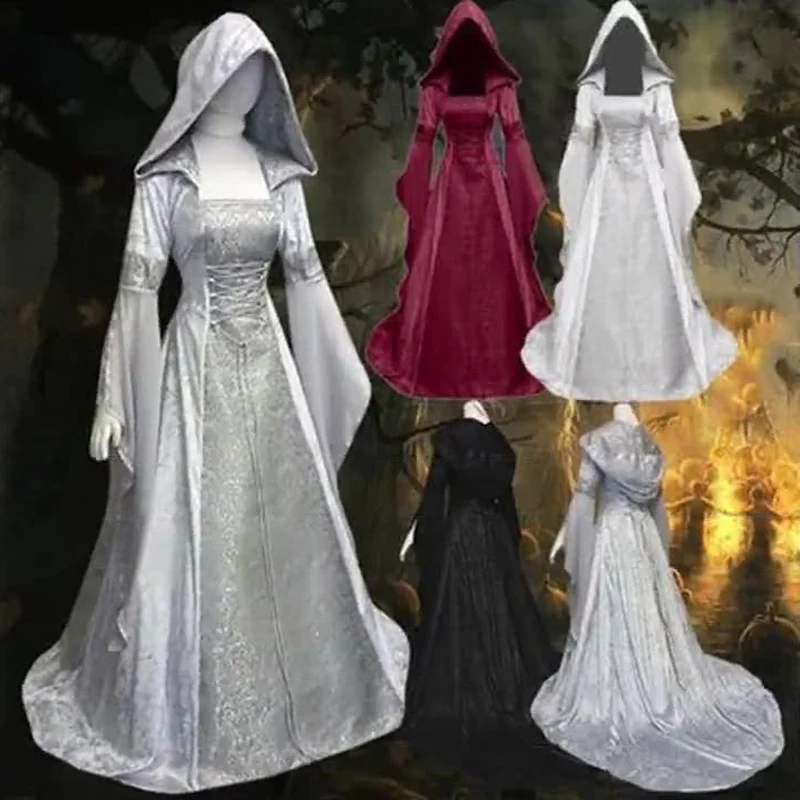 Gaun Victoria Abad Pertengahan - Medieval Renaissance Dress Women ulasan dan harga