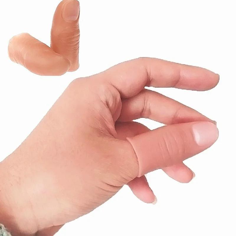 5 Buah/Set Palsu Lembut Ujung  - Thumb Tip Magic Trick Set ulasan dan harga