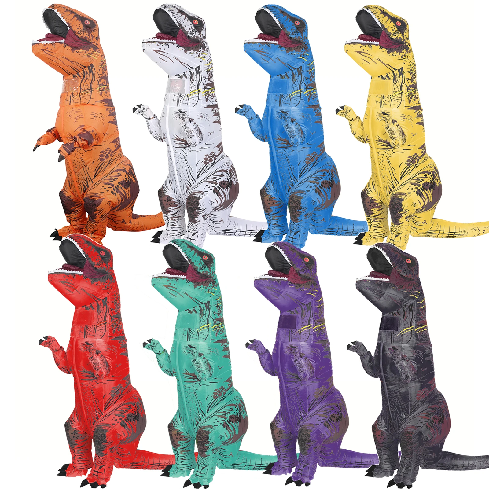 Kostum Dinosaurus Tiup Tyranno - Inflatable Dinosaur Costume Adult ulasan dan harga