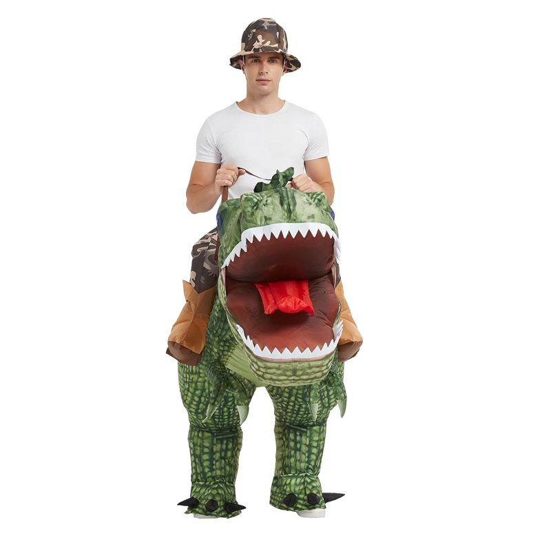 Kostum Tyrannosaurus rex tiup  - Inflatable Dinosaur Costume Adult ulasan dan harga