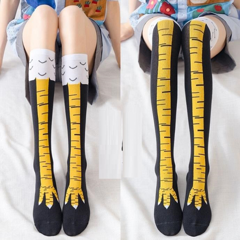 1-4 Pasang Kaus Kaki Wanita Se - Funny Chicken Leg Socks ulasan dan harga